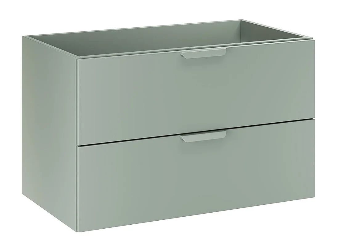 Meuble sous-vasque 80cm Oria Vert mat
