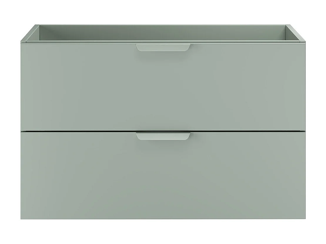 Meuble sous-vasque 80cm Oria Vert mat
