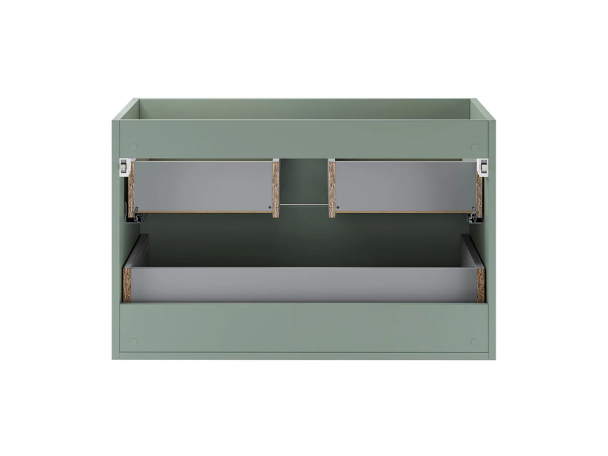 Oria 80cm lavabo verde opaco
