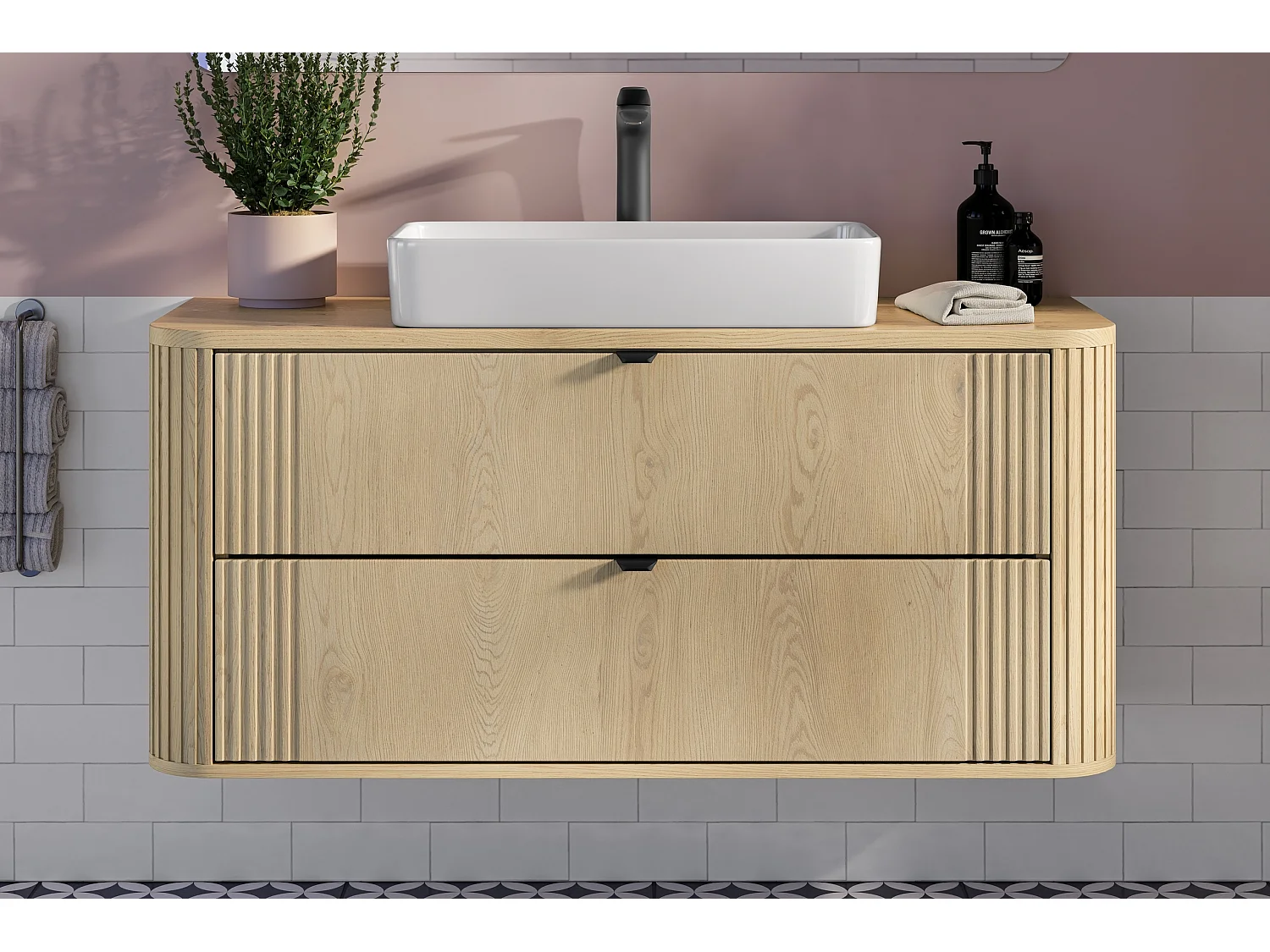 Set di mobili Ovalia Cremona 120cm