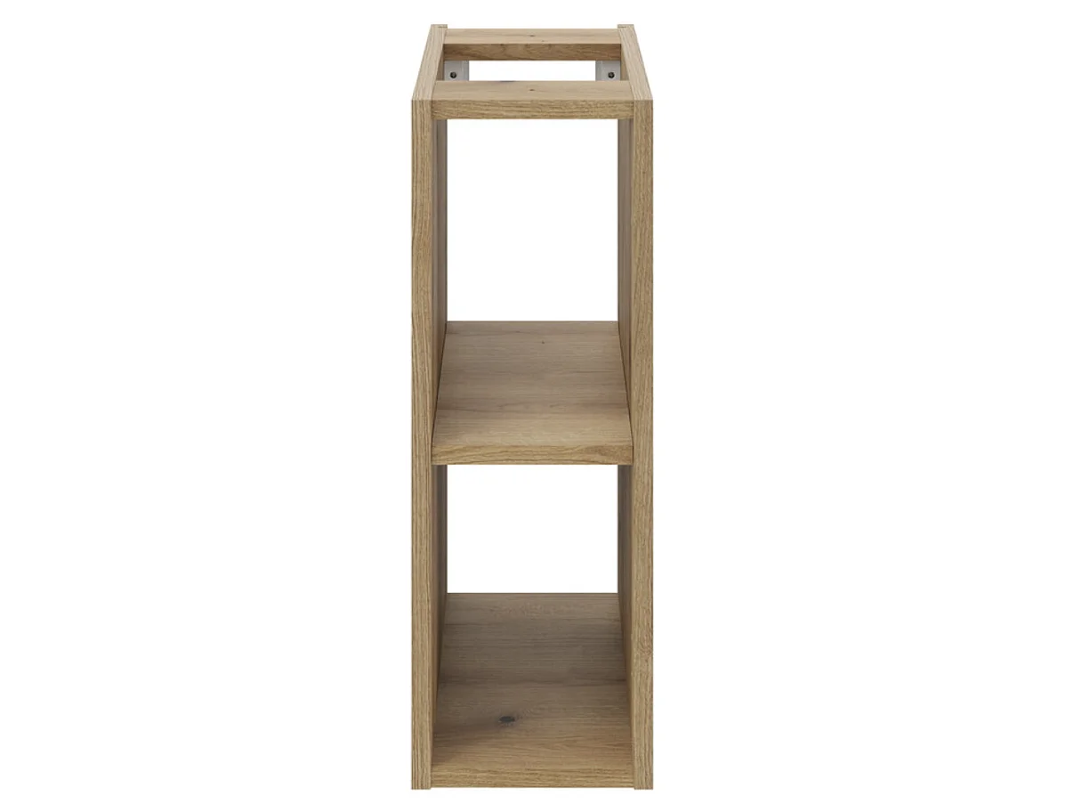 Set di mobili Nova Cashmere 80 cm con piano per lavabo e mobile laterale, frontali scanalati