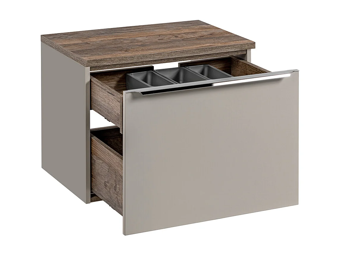 Meuble sous-vasque 60cm Éros Taupe