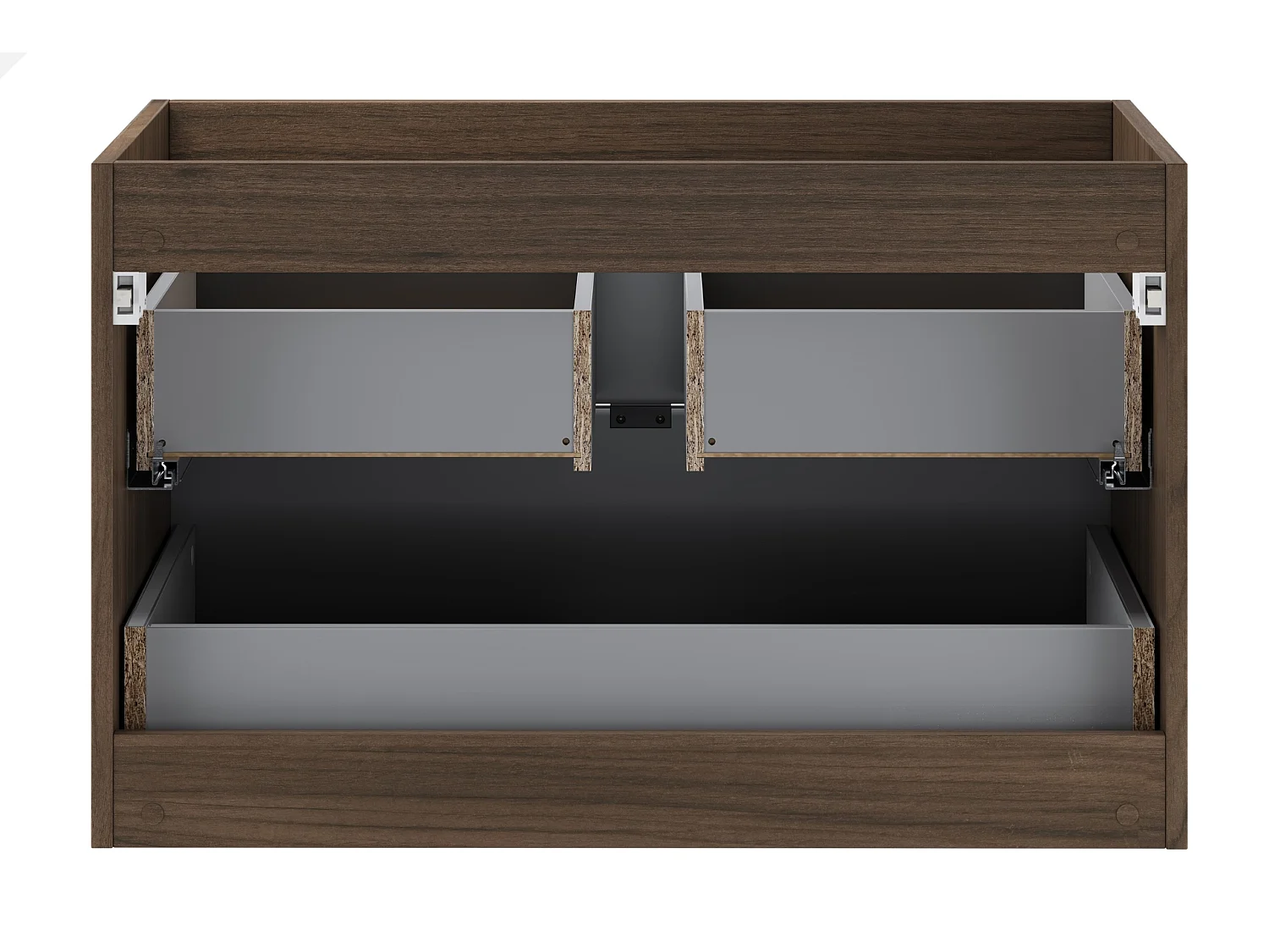 Vanity unit 80cm Elias Dark wood