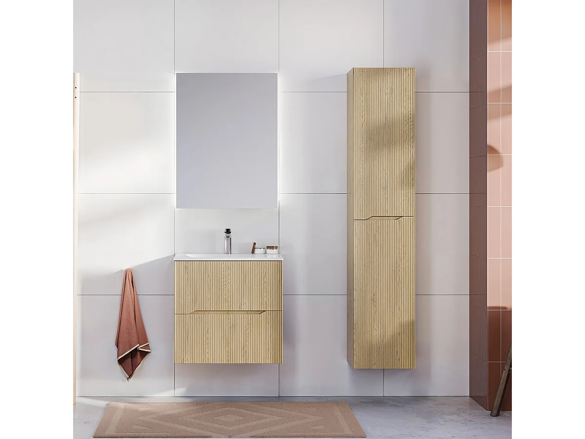 Meuble sous-vasque 60cm Isaline Bois