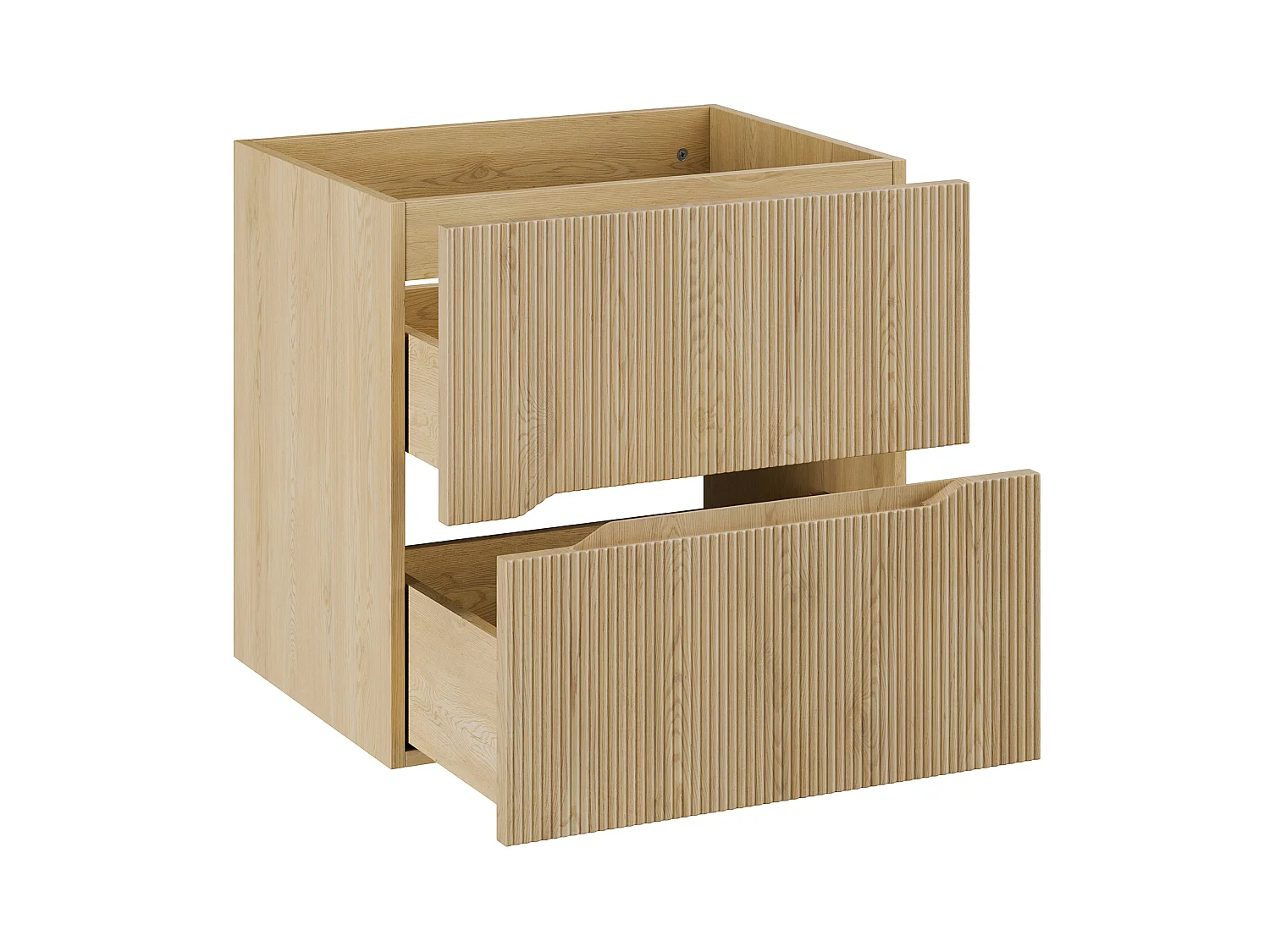 Meuble sous vasque Nordic Cremona 60 cm avec 2 tiroirs