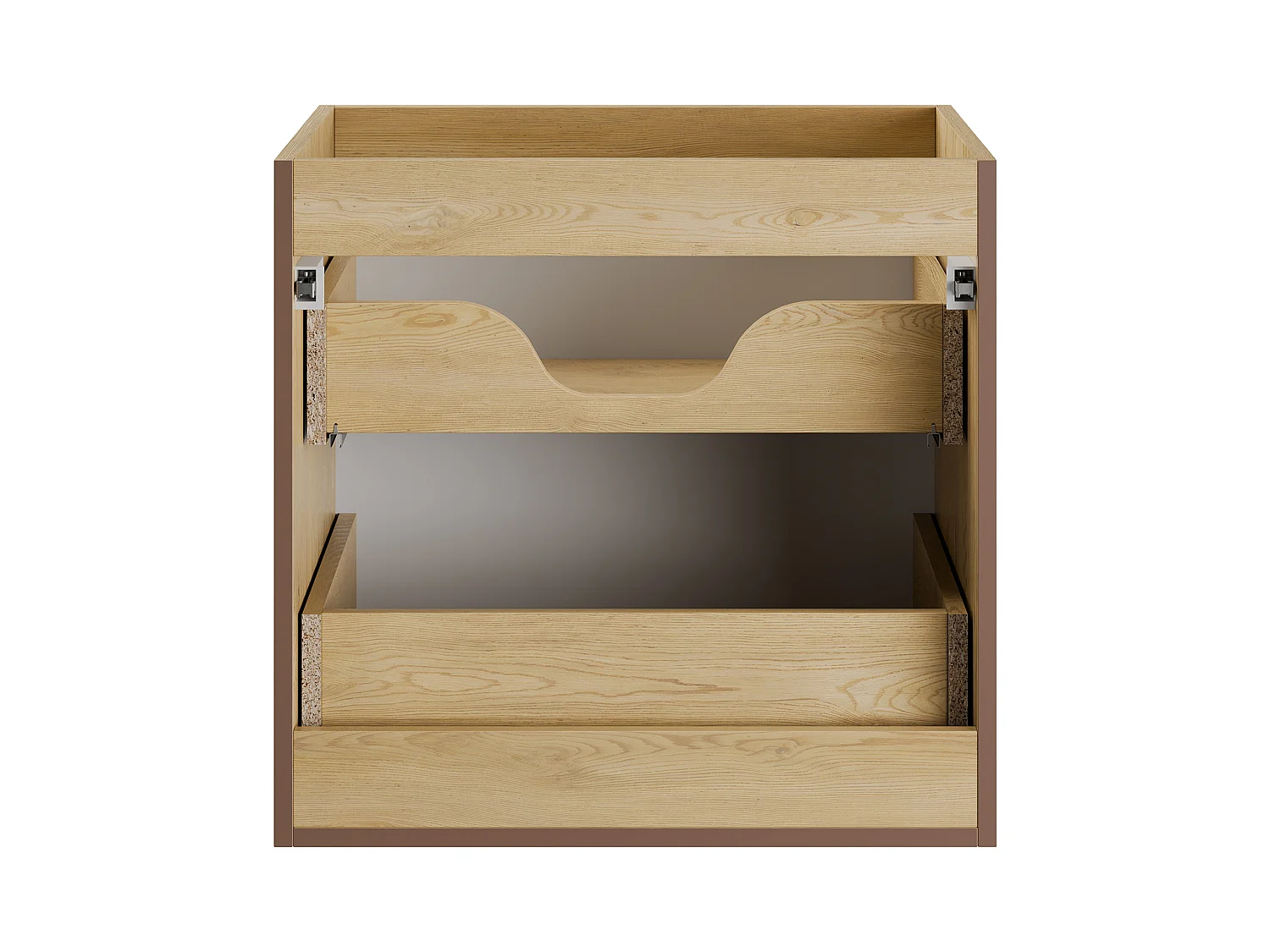 Meuble sous vasque Nordic Cremona 60 cm avec 2 tiroirs