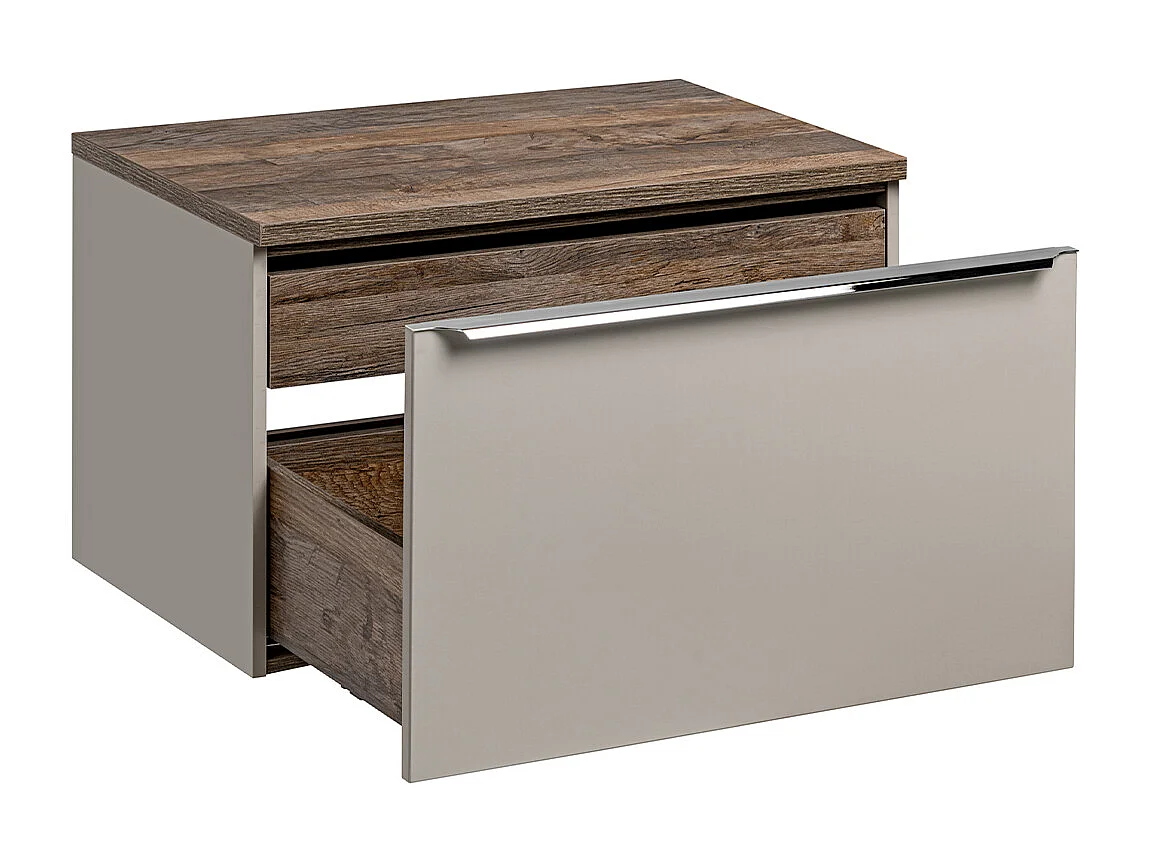 Meuble sous-vasque 80cm Éros Taupe