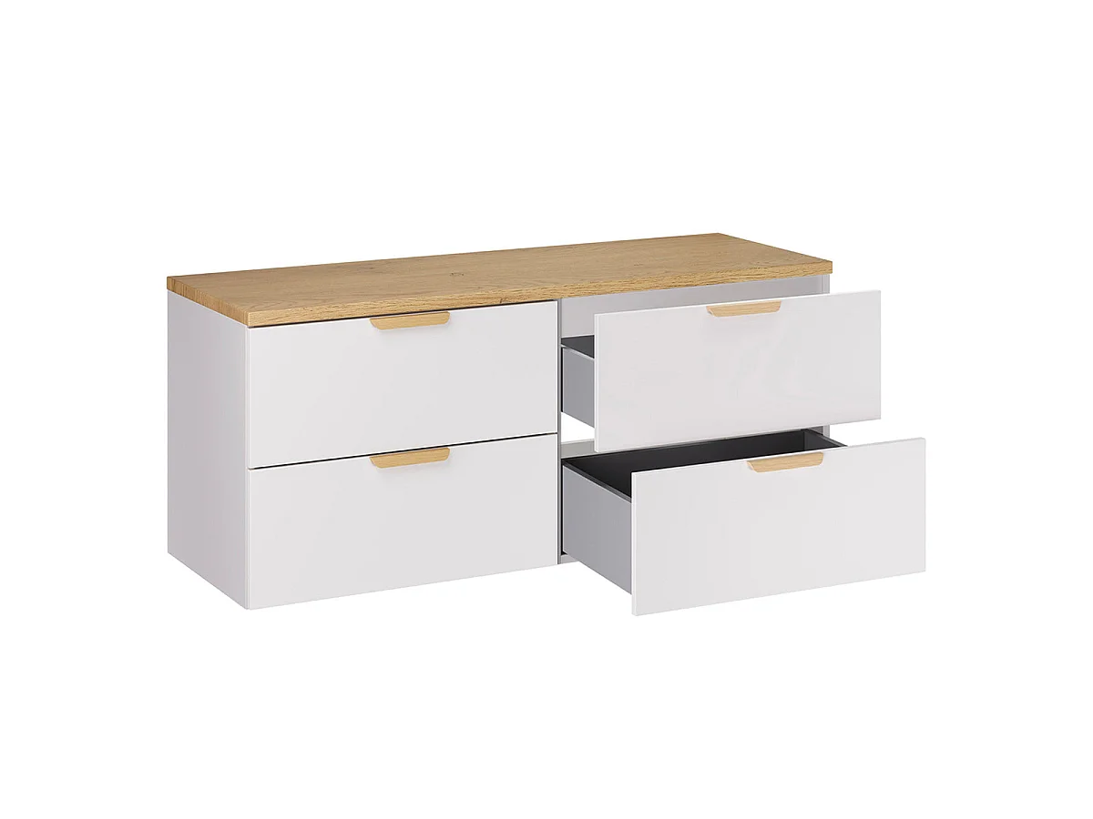 Mobiletto Oria 120cm Bianco opaco
