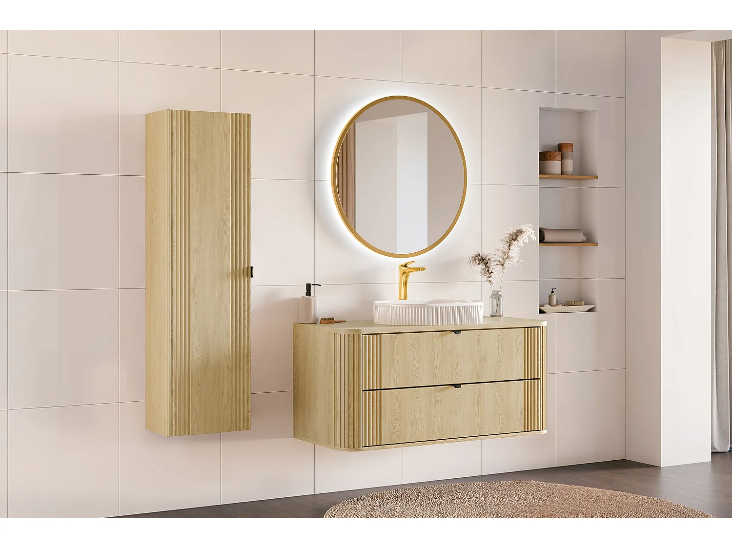 Set Ovalia Cremona 120cm