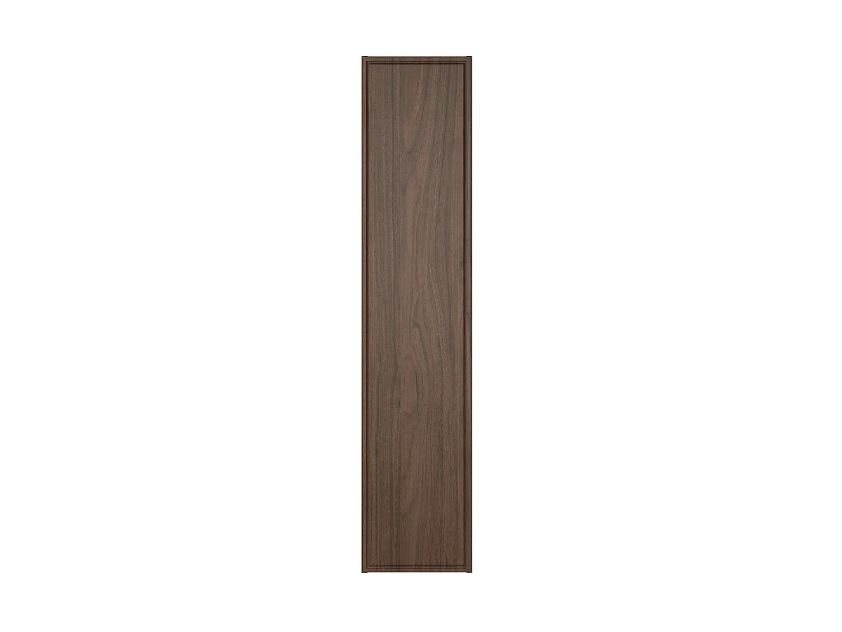 Insieme mobile lavabo singolo incassato 60cm e colonna Elias Legno scuro