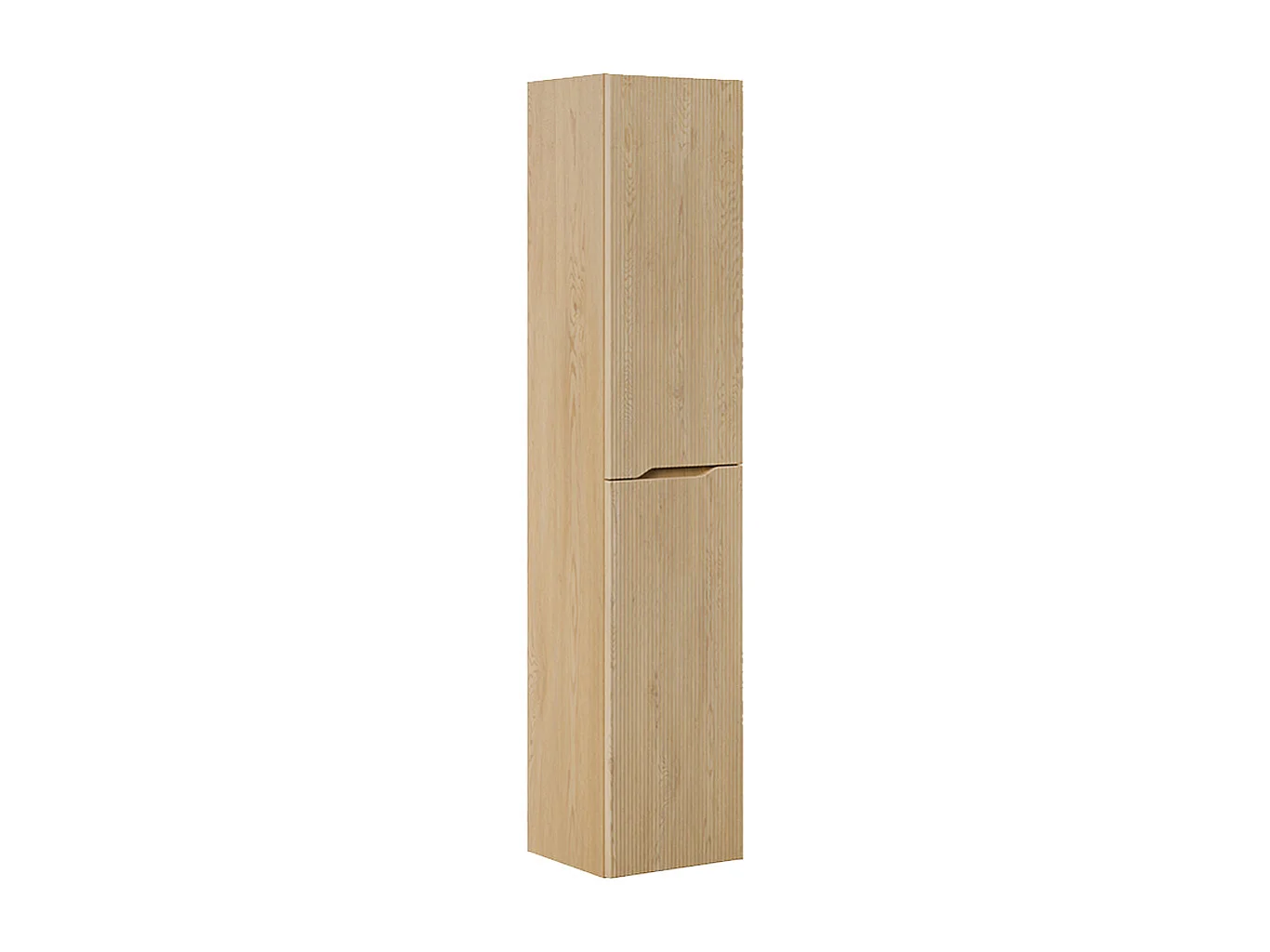 Set di mobili da bagno con lavabo Isaline rovere chiaro 60cm