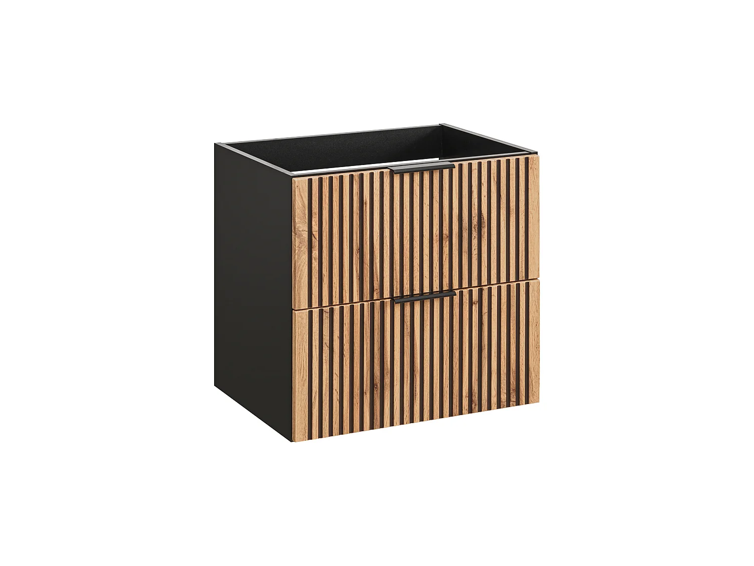 Conjunto de móveis Xilo 60 cm com lavatório, móvel alto, espelho LED e sifão