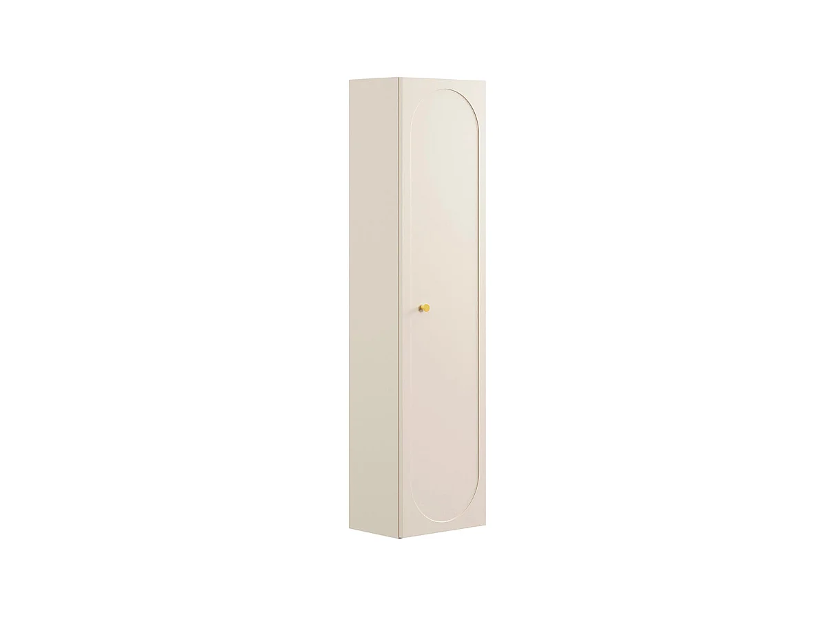 Ensemble meuble double vasque 120cm et colonne Sanae Beige sable