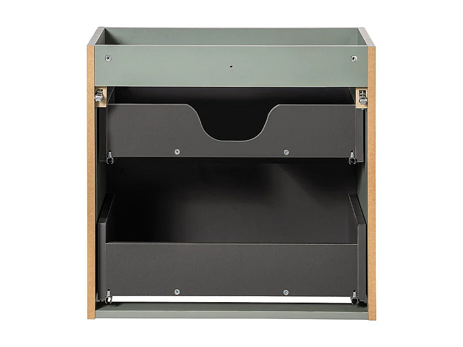 Ensemble meuble simple vasque 90cm et colonne Jade Vert