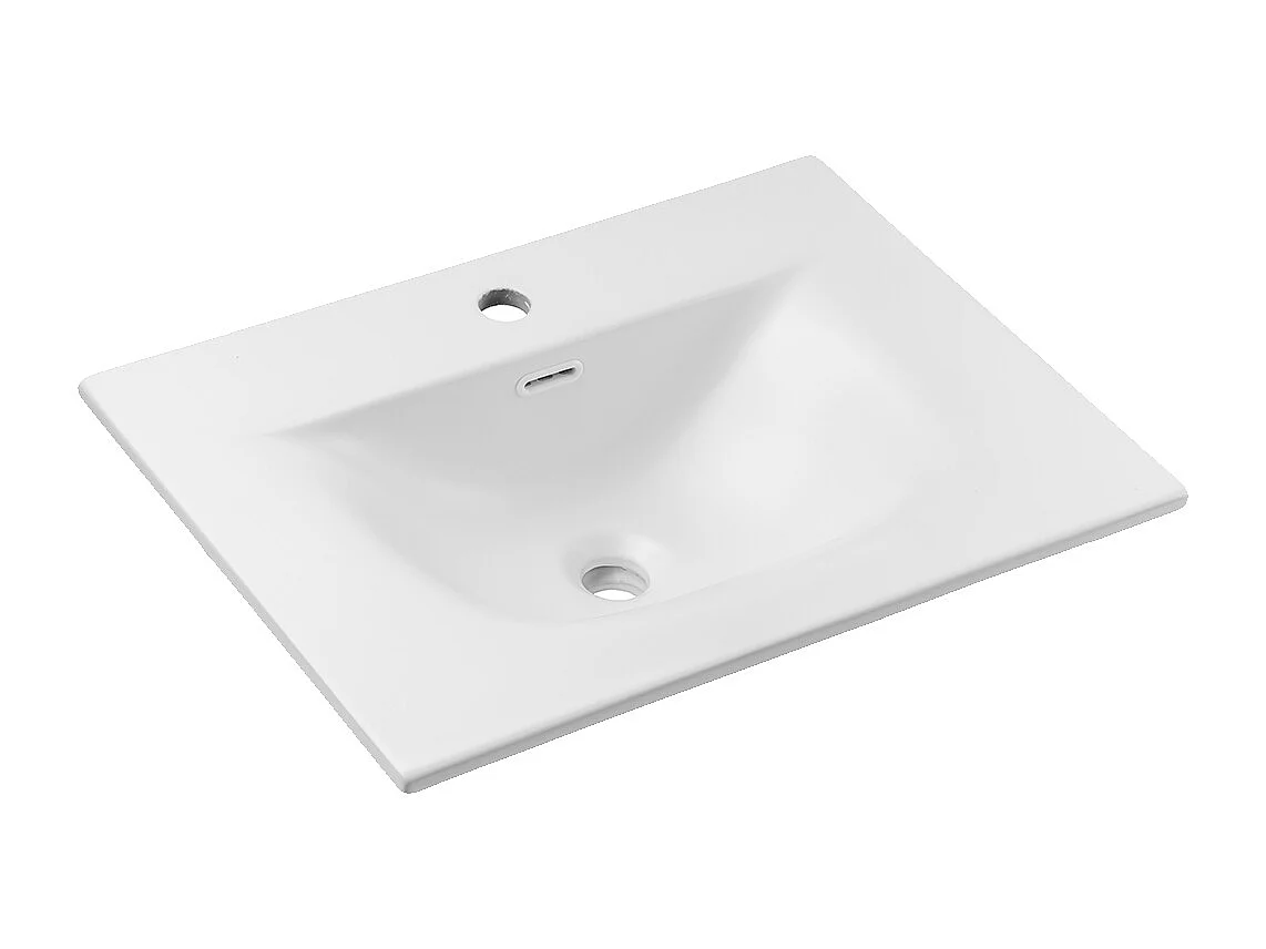 Set di mobili da bagno con lavabo Isaline rovere chiaro 60cm