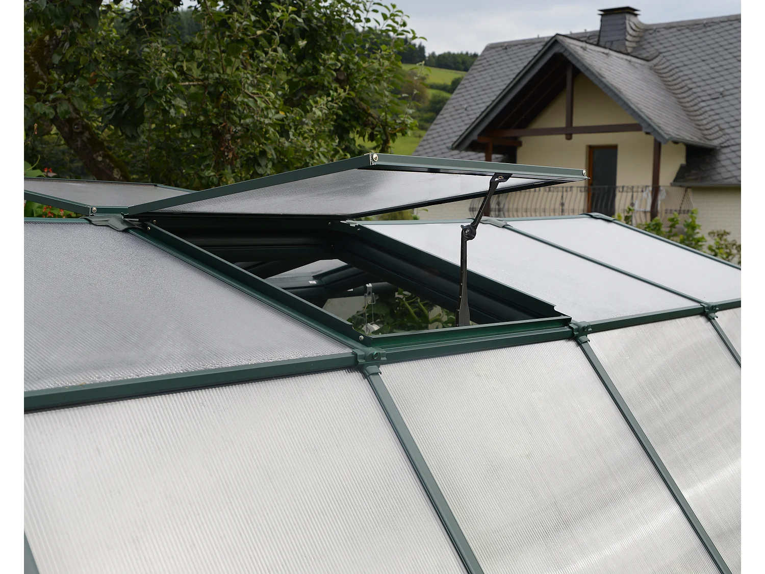 Canopia Hobby Gardener Meerwandig Polycarbonaat Tuinkas 516X266X208 cm Groen