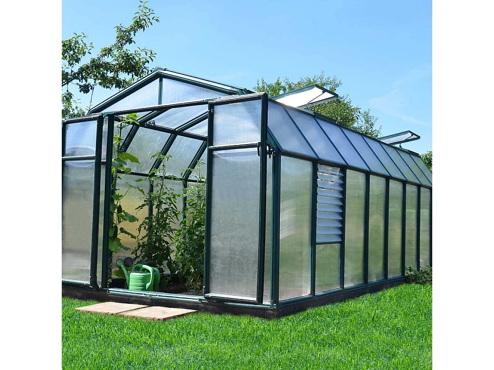 Canopia Hobby Gardener Meerwandig Polycarbonaat Tuinkas 516X266X208 cm Groen