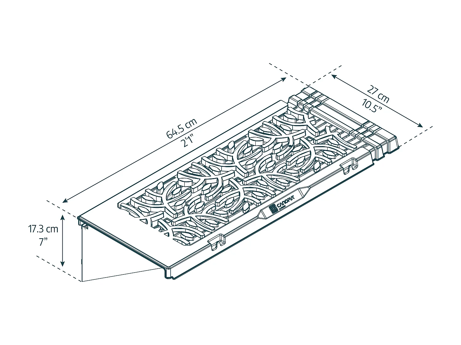 ETAGERES POUR SERRES CANOPIA SIGNATURE 4PCS