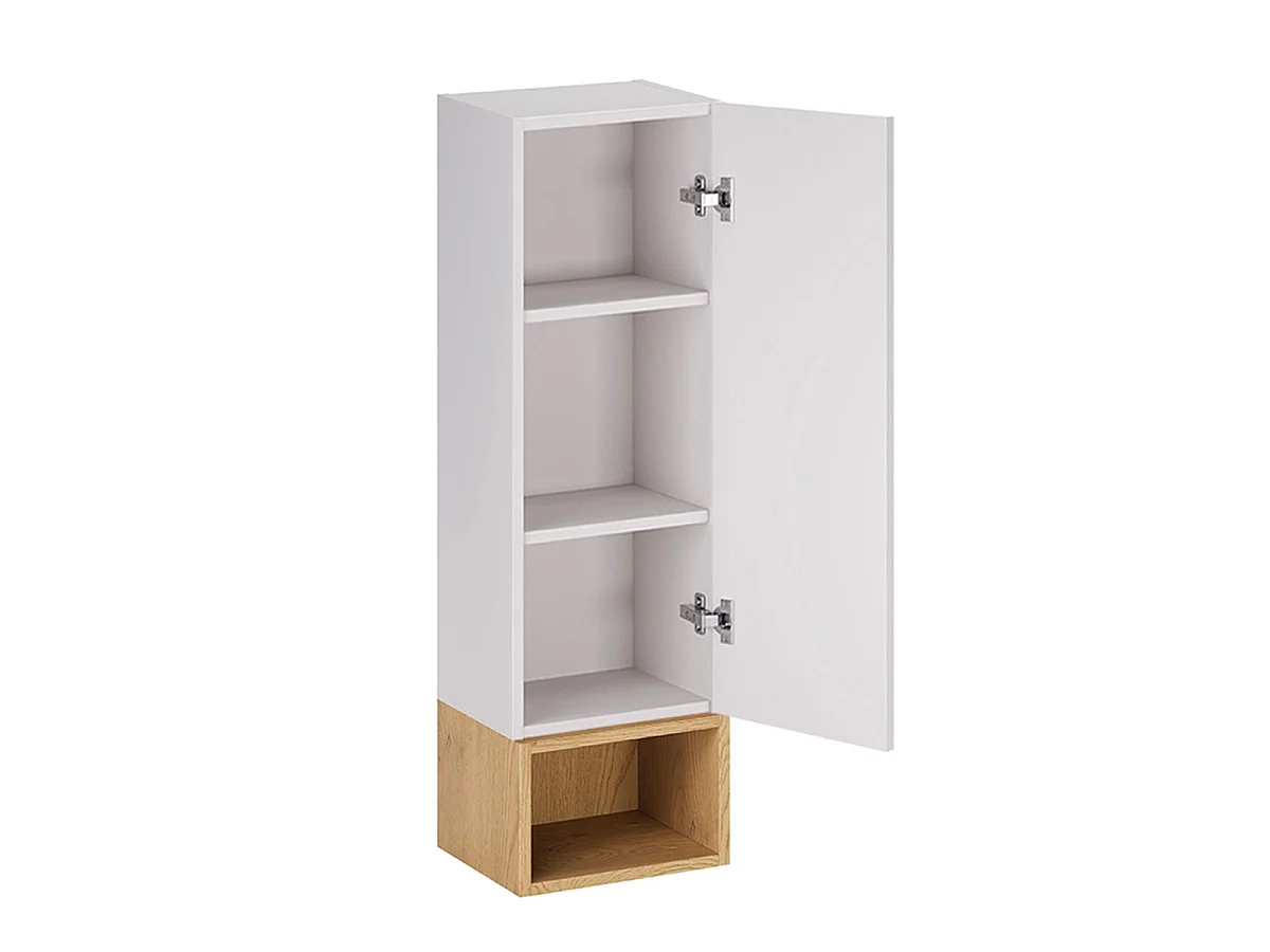 Armoire murale 1 niche Oria Blanc mat