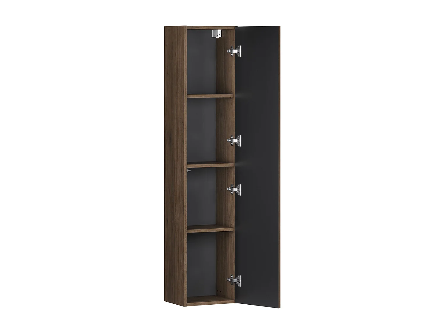 Set di mobili da bagno con lavabo Elias marrone 60cm