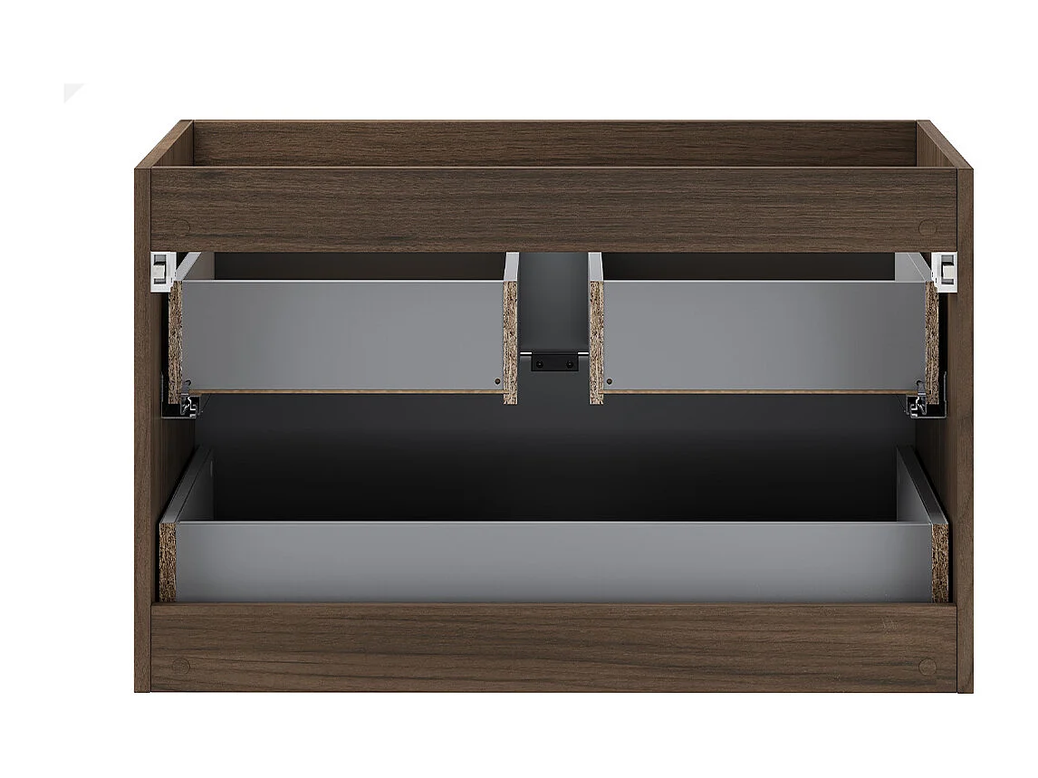 Set di mobili da bagno con lavabo Elias marrone 80cm