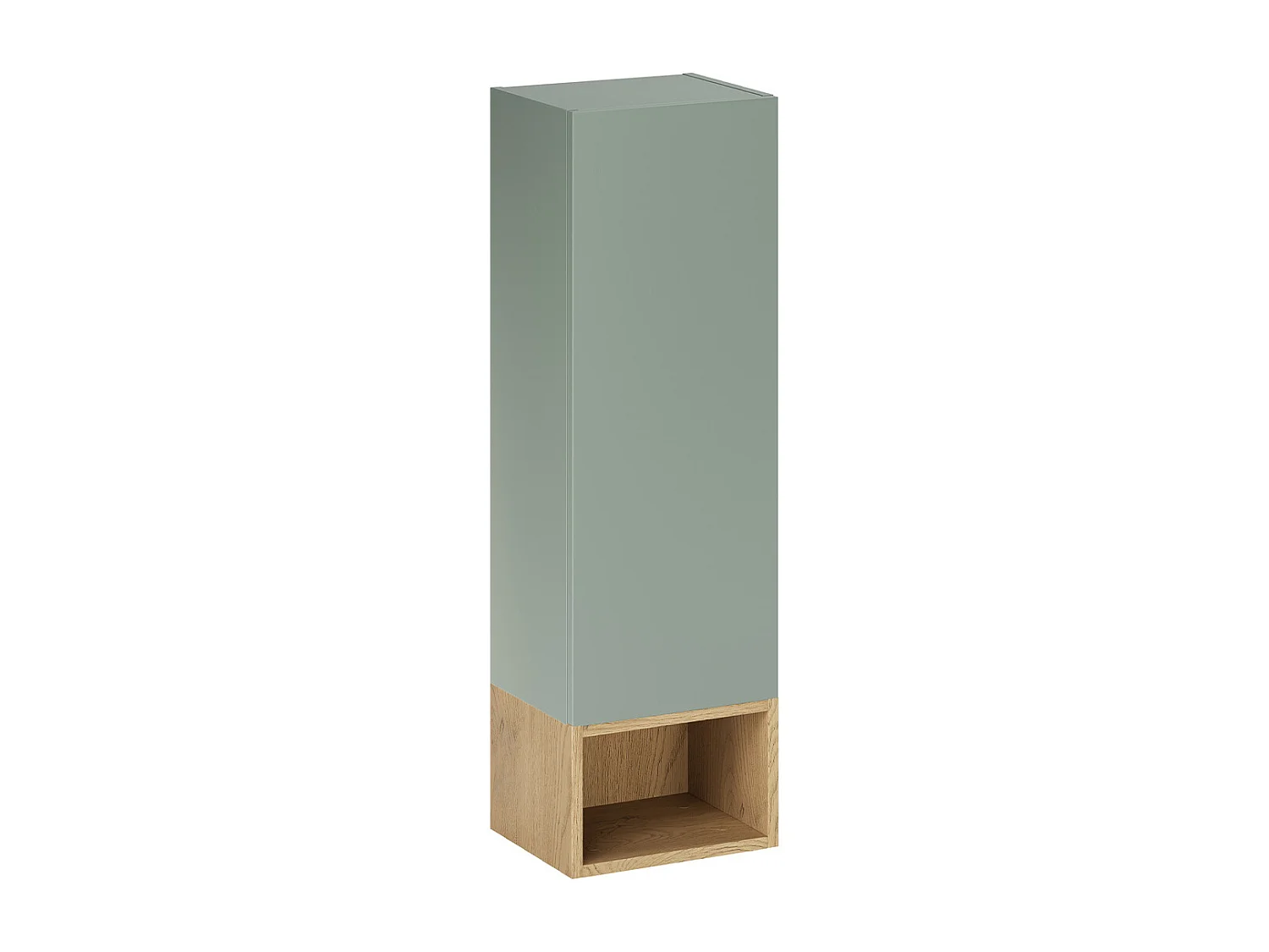 Armoire murale 1 niche Oria Vert mat