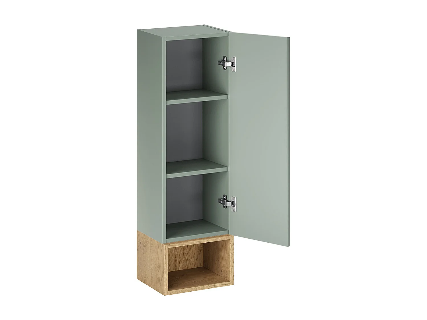 Armoire murale 1 niche Oria Vert mat