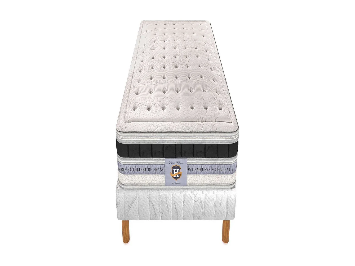 Matelas Versailles 1 Place - Soutien Ferme, Mousse à Mémoire, Tissu Respirant, Ressorts 7 Zones, Qualité Hôtelière