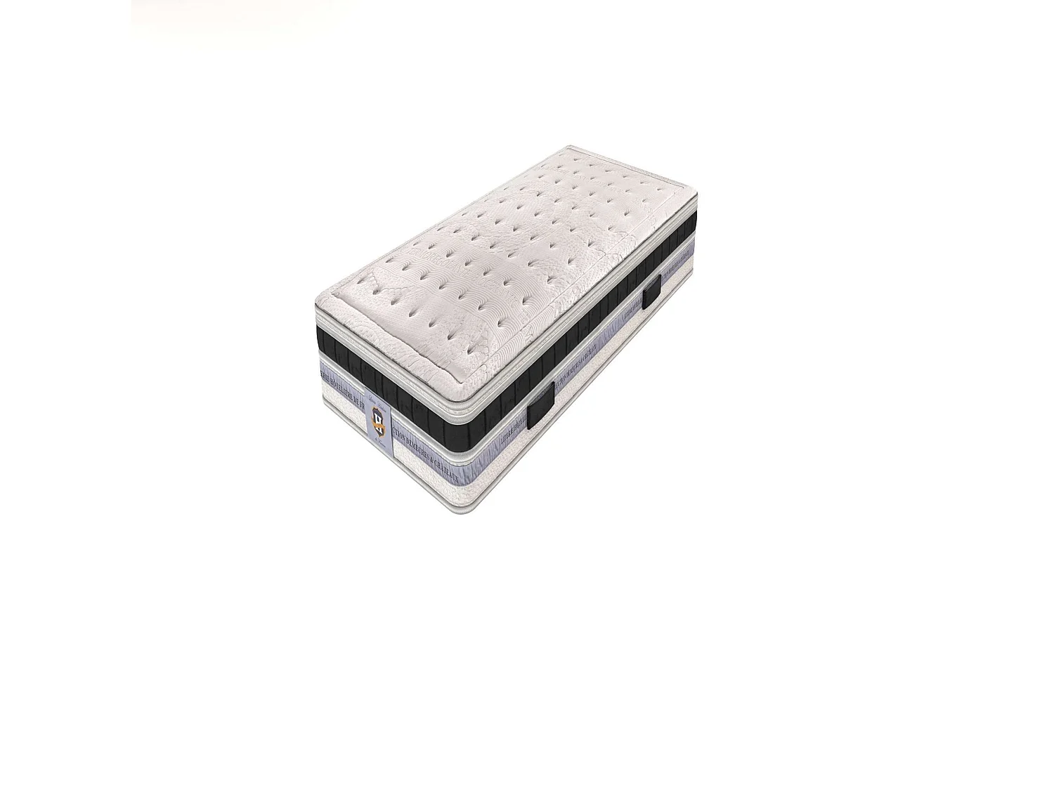Matelas Simple Versailles - Soutien Ferme, Mousse à Mémoire, Tissu Respirant, 7 Zones de Fermeté, Fabriqué en Italie