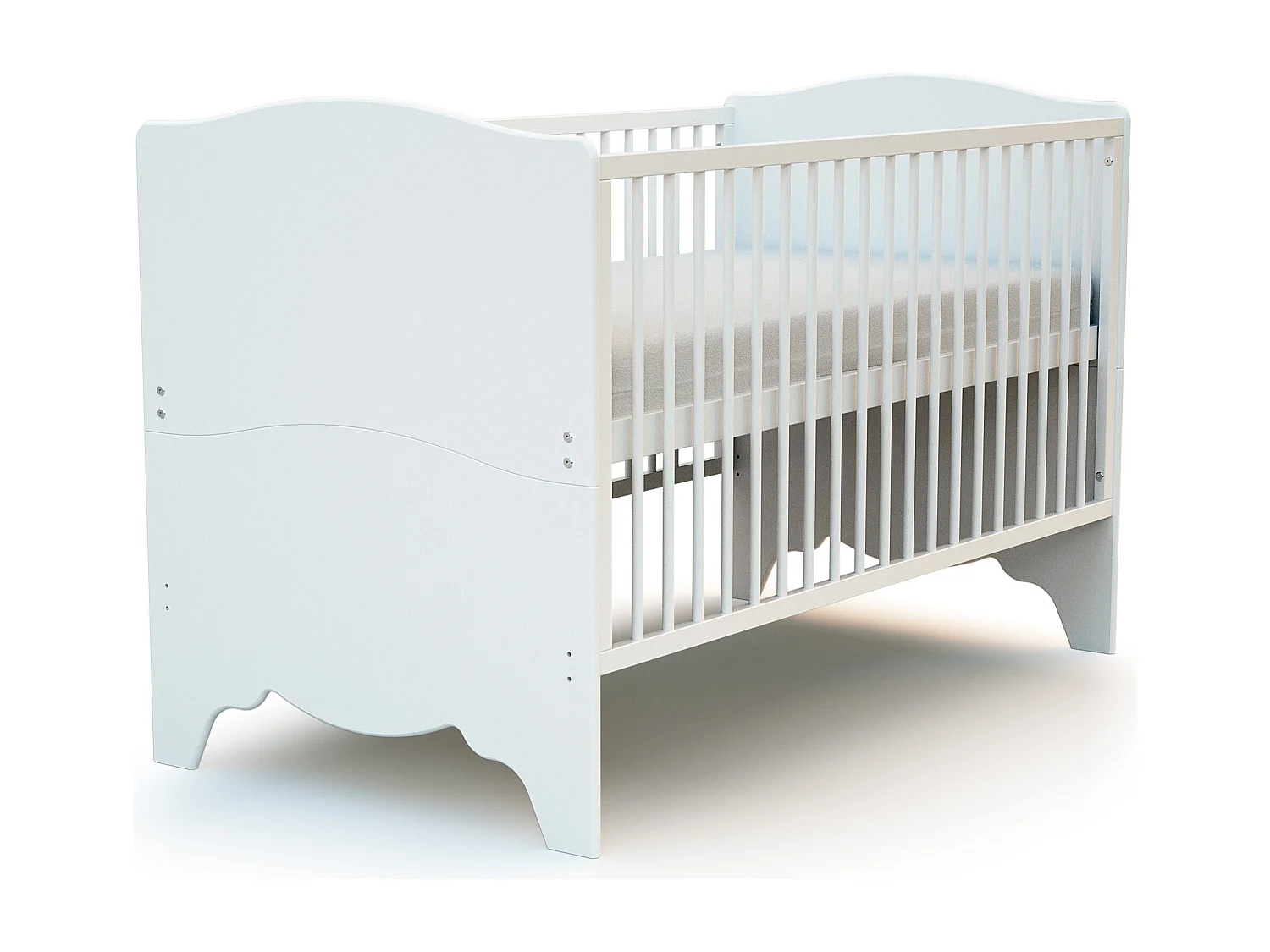 Omvormbaar kinderbed MARELLE in hout Wit 70 x 140 cm