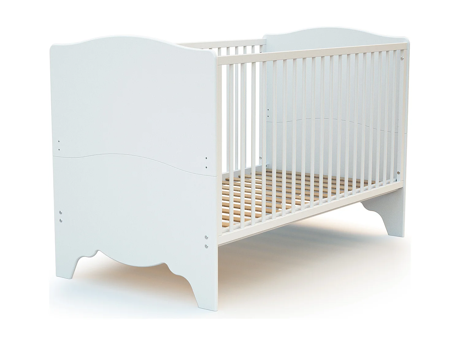 Omvormbaar kinderbed MARELLE in hout Wit 70 x 140 cm