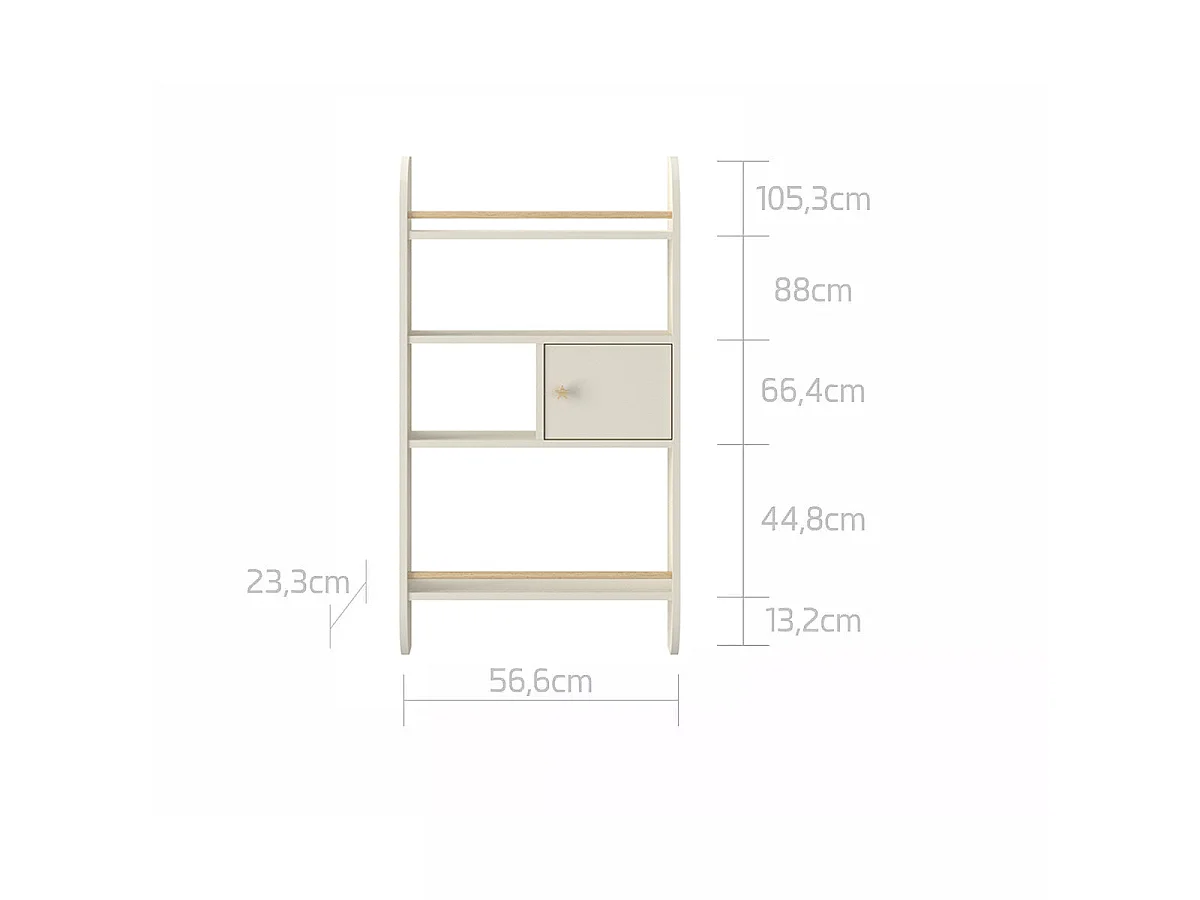 Wall shelf Bellamy Rainbow Cashmere