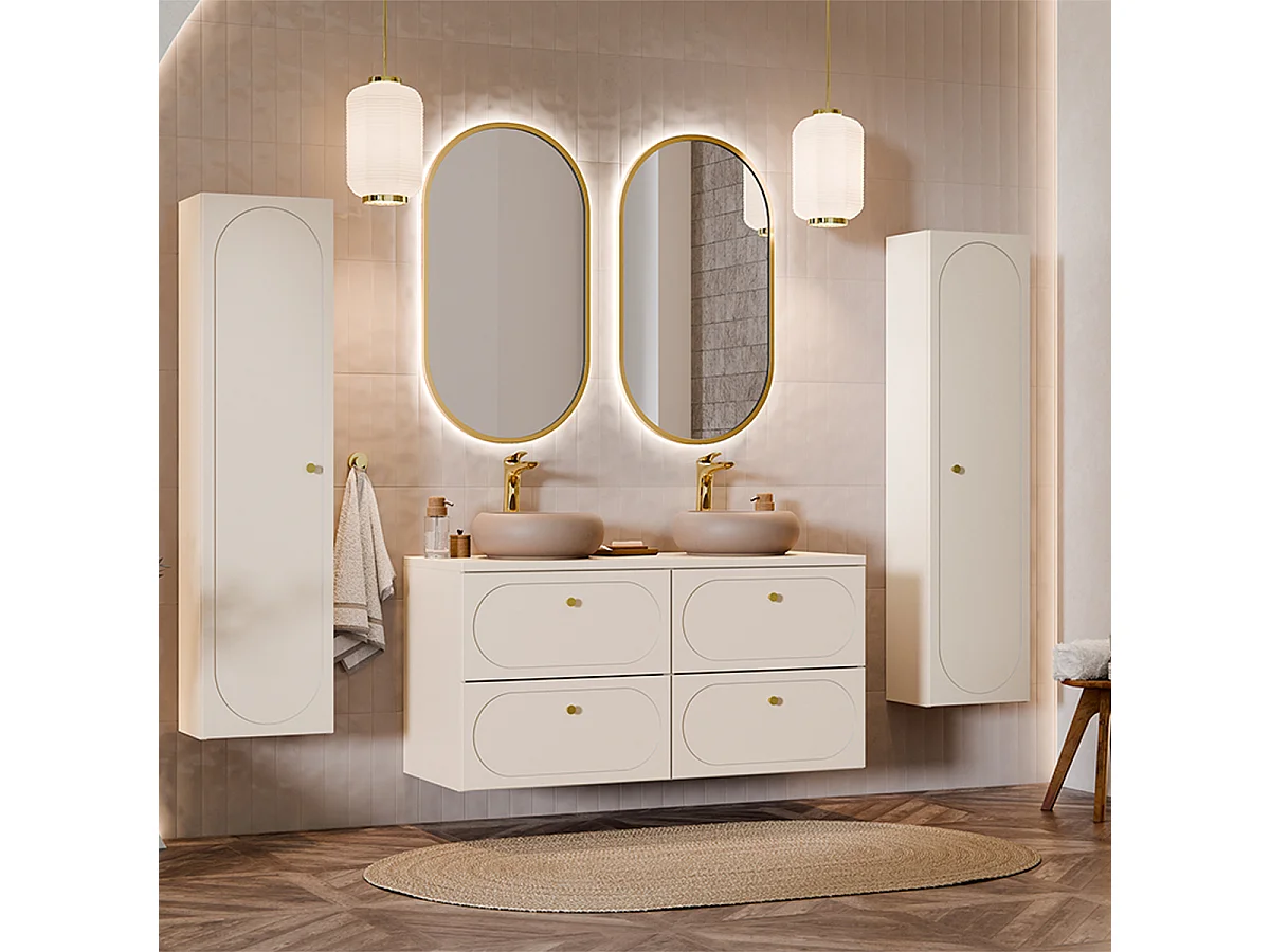 Sanae 1-deurs bovenkast Zand beige