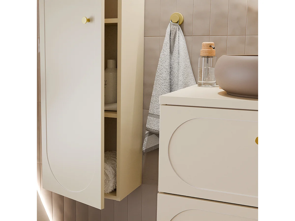 Sanae 1-deurs bovenkast Zand beige