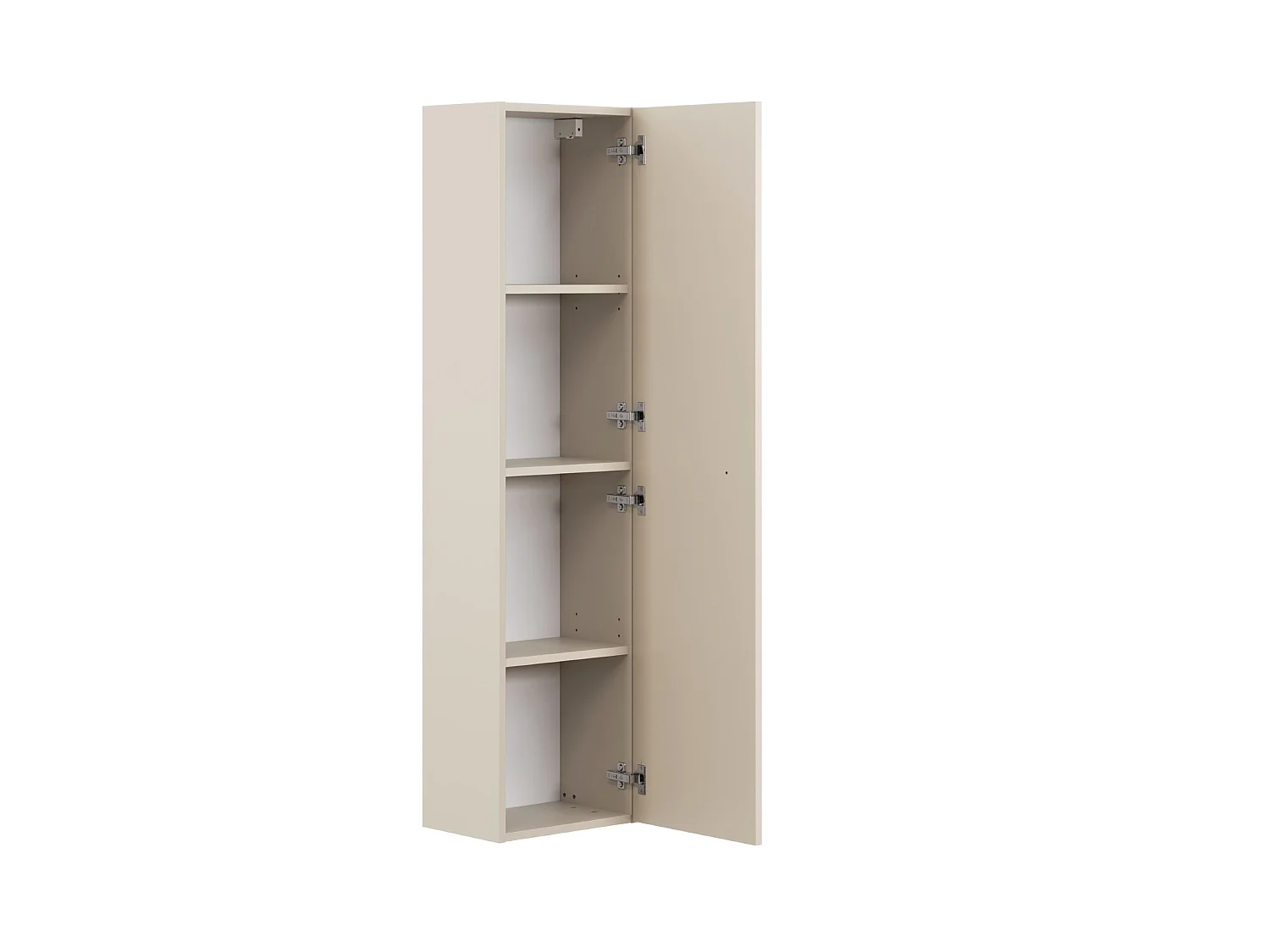 Armoire haute Donna Sand 35 cm avec fronts arrondis