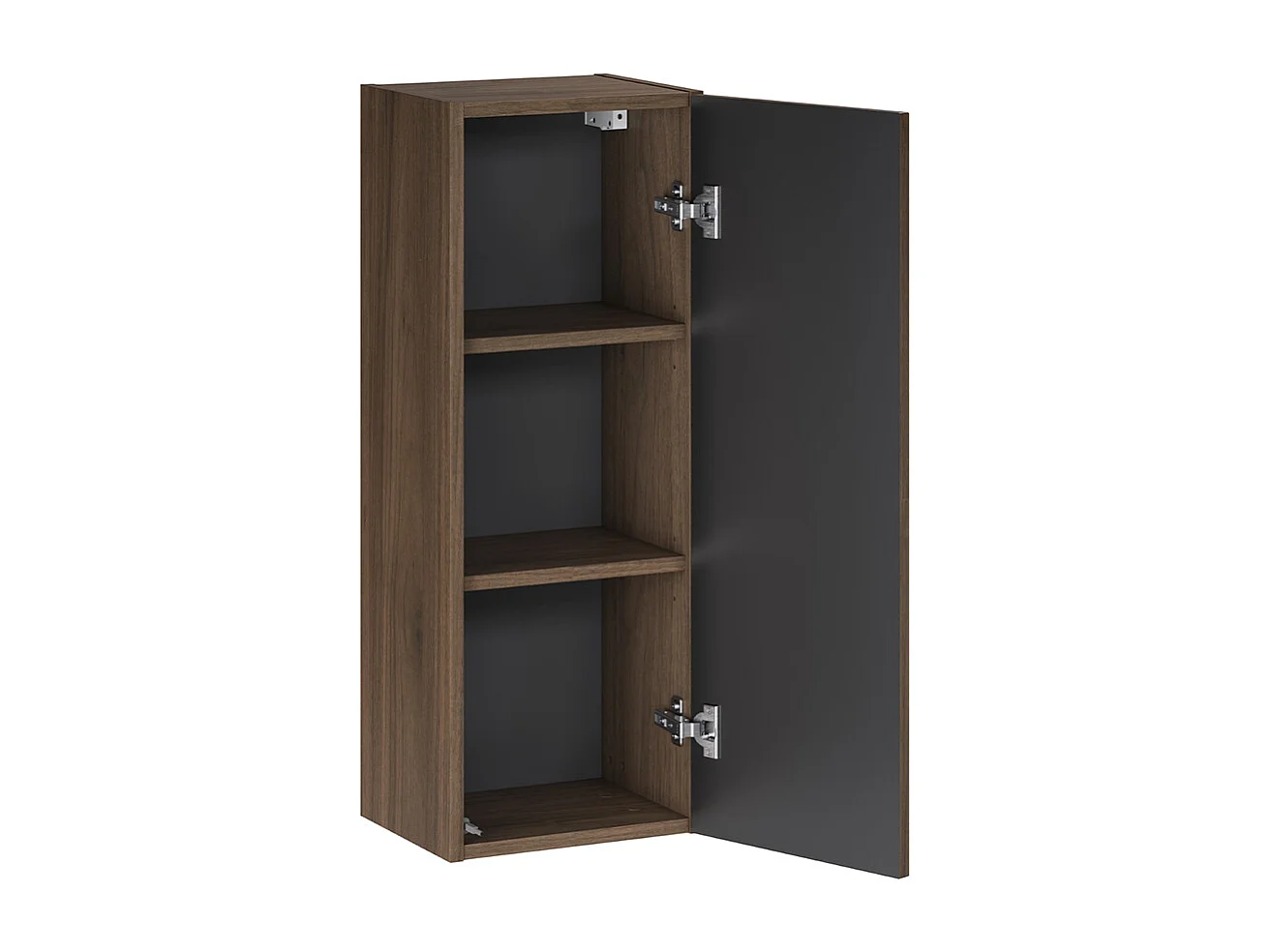 Demi-colonne 1 porte Elias Bois foncé
