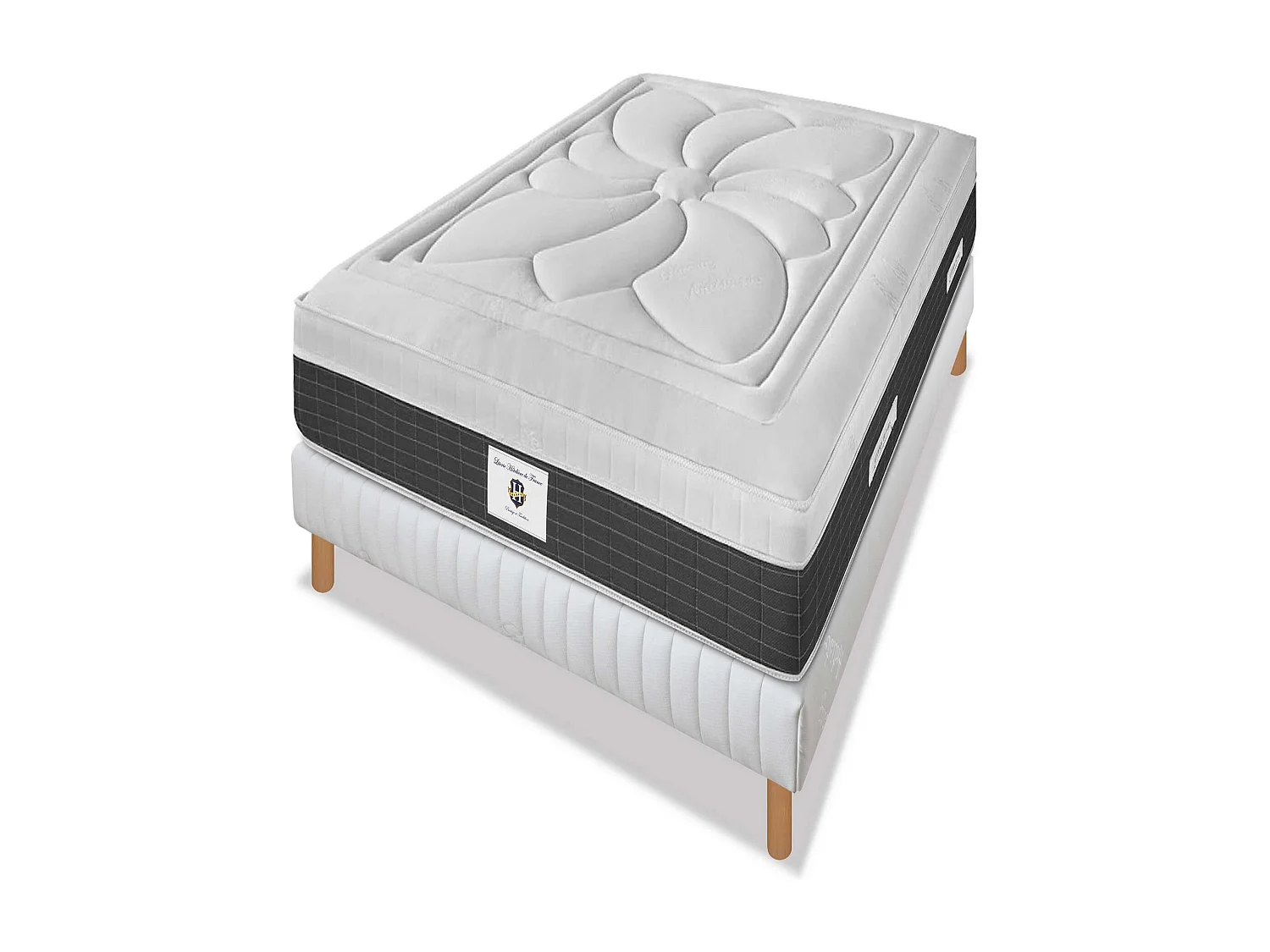 Ensemble FONTAINEBLEAU - matelas 2 places + 1 sommier