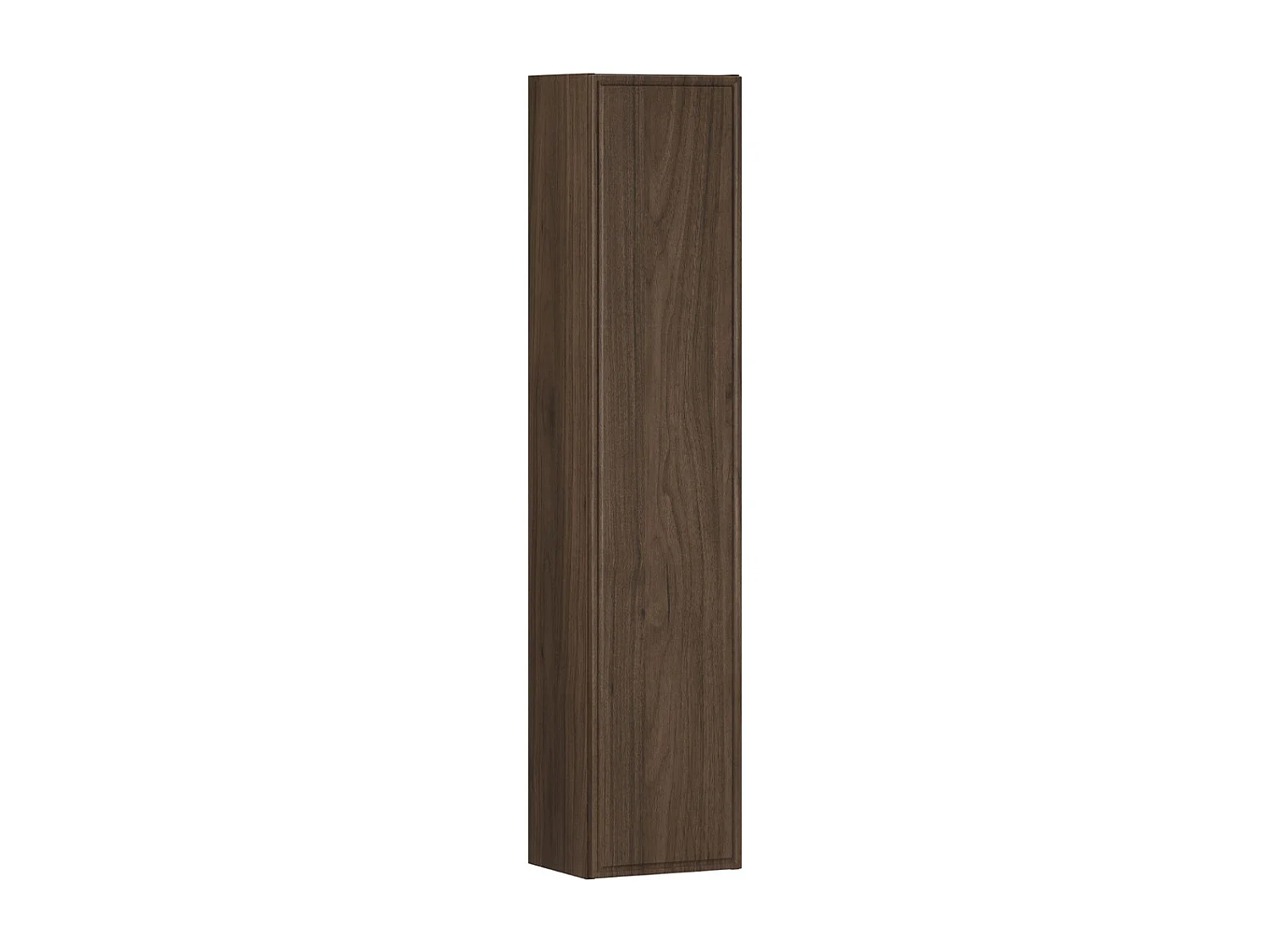Colonne murale 1 porte Elias Bois foncé