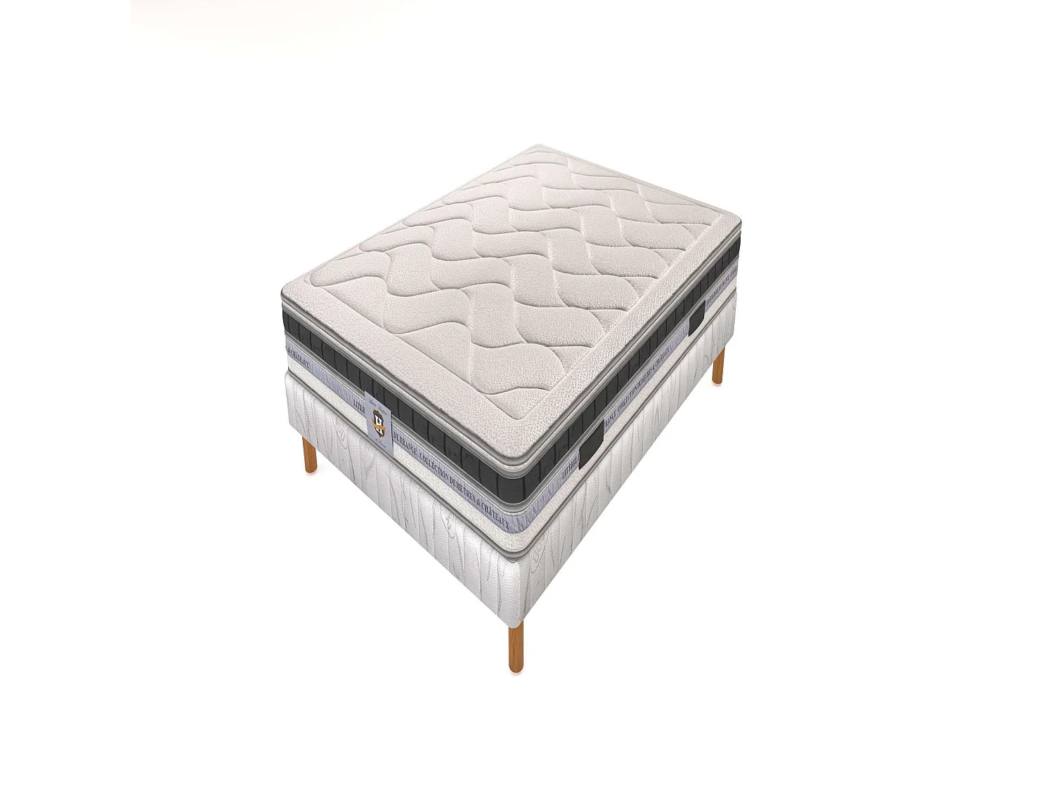 Ensemble Cheverny - matelas 2 places + 1 sommier