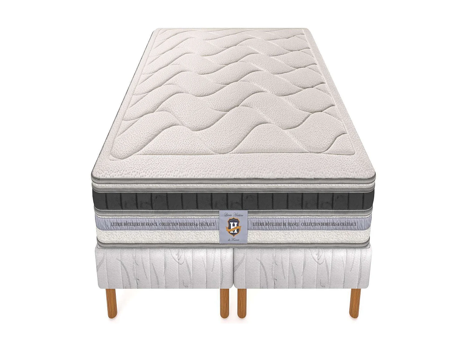 Ensemble Cheverny - matelas 2 places + 2 sommiers
