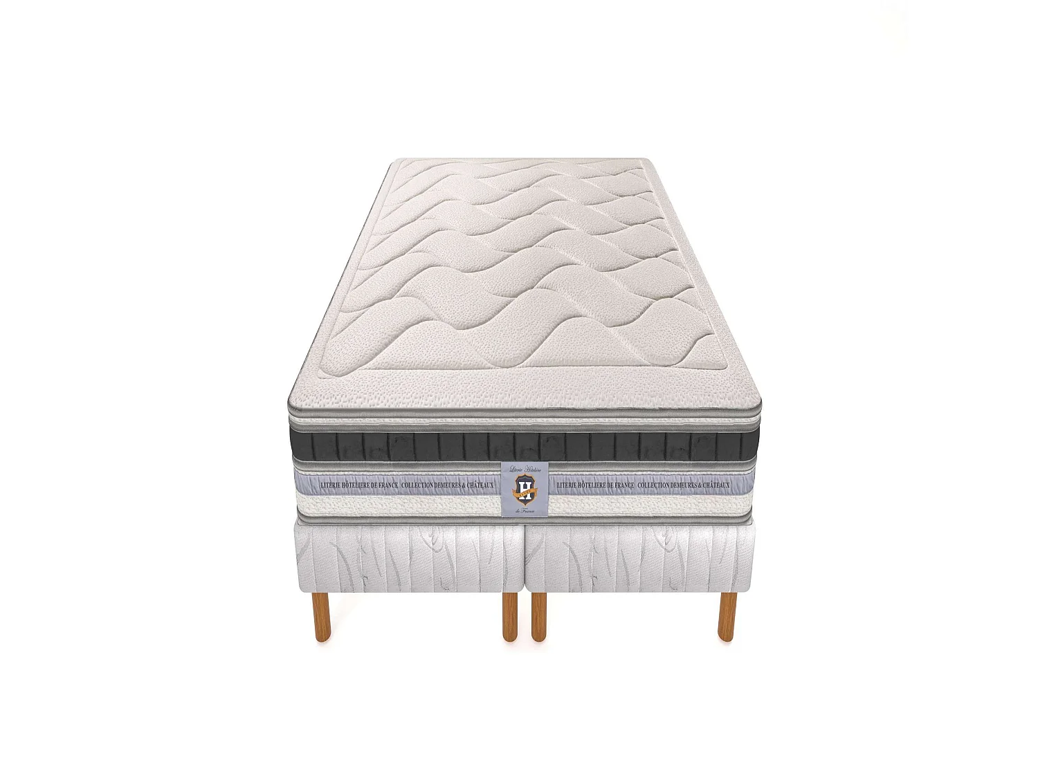 Ensemble Cheverny - matelas 2 places + 2 sommiers