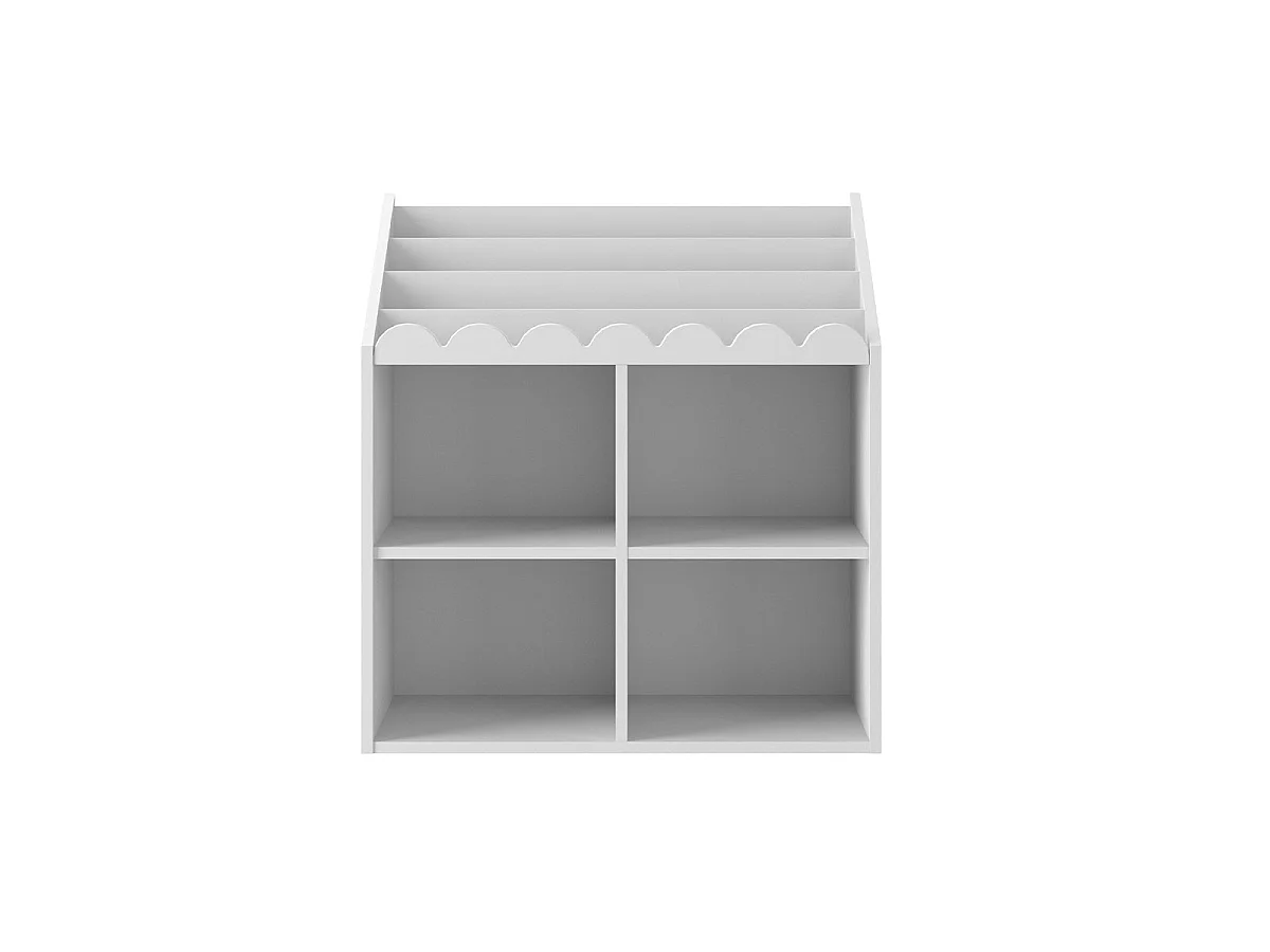 Bibliothèque Book Nook Blanc