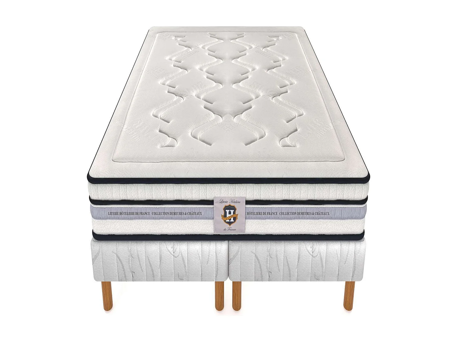 Ensemble Chambourcy - matelas 2 places + 2 sommiers