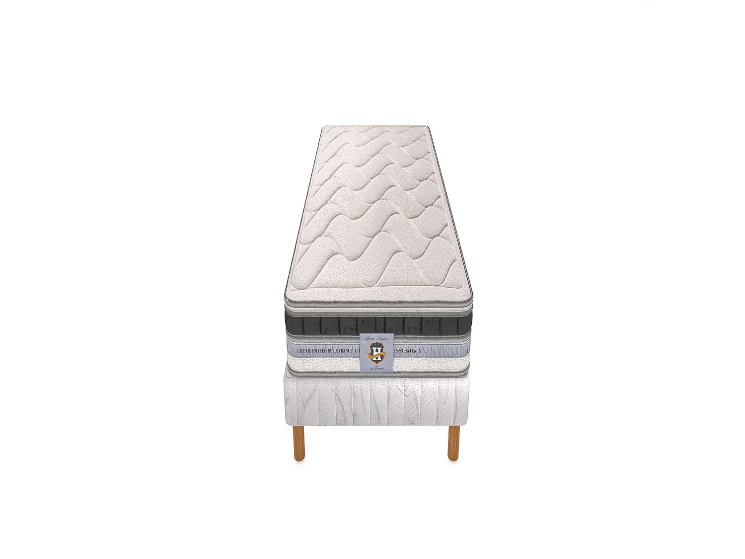 Ensemble Cheverny - matelas 1 place + 1 sommier