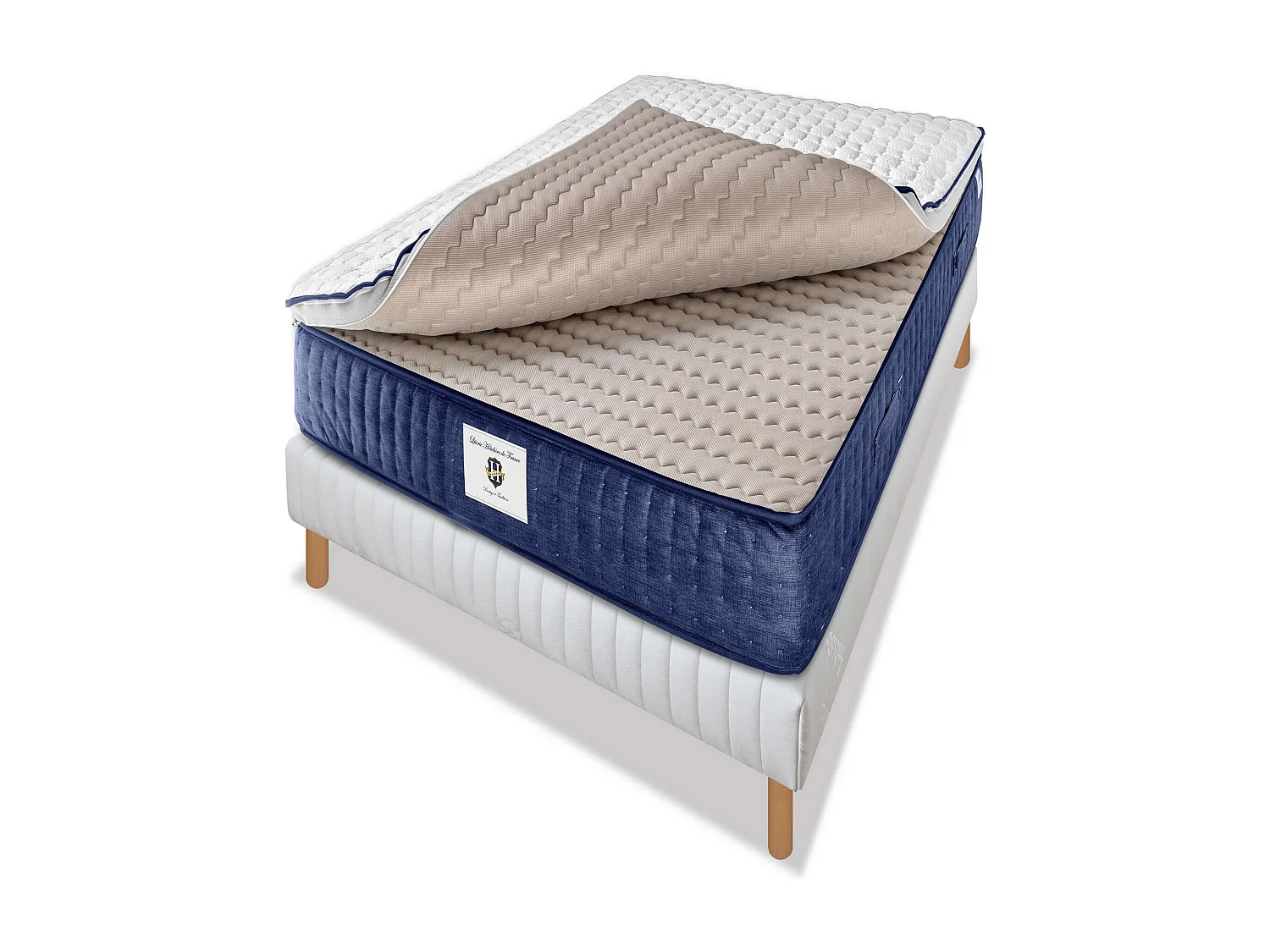 Ensemble CHANTILLY - matelas 2 places + 1 sommier