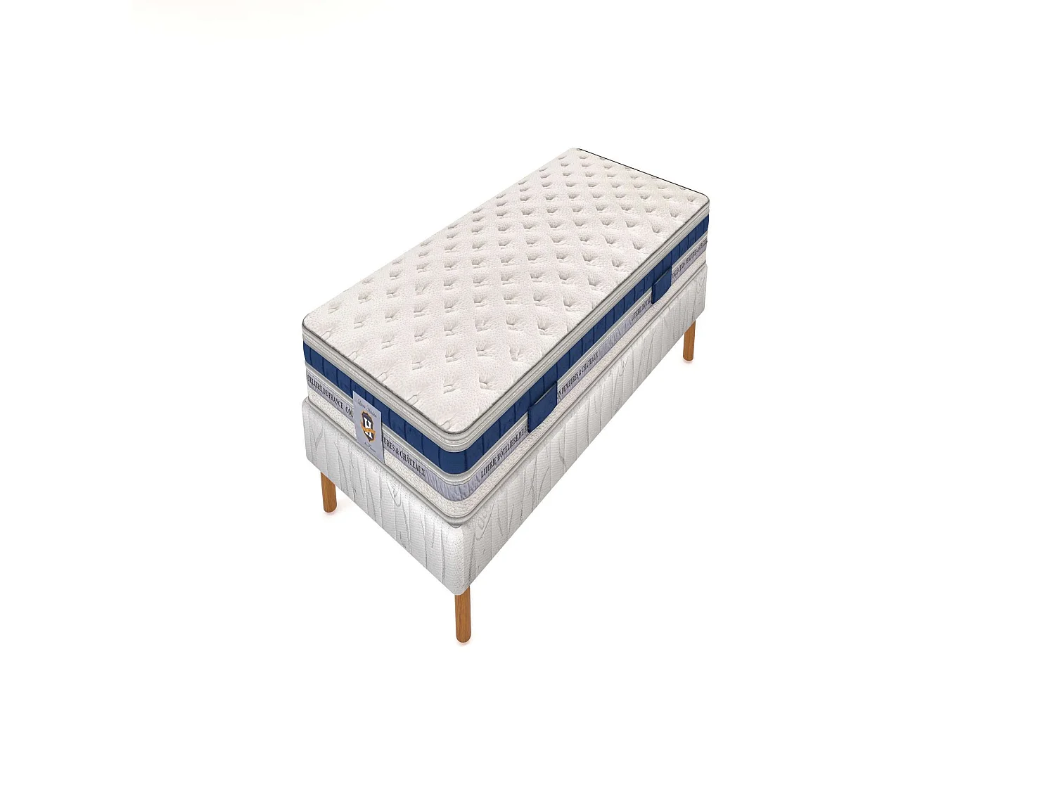 Ensemble Villandry - matelas 1 place + 1 sommier