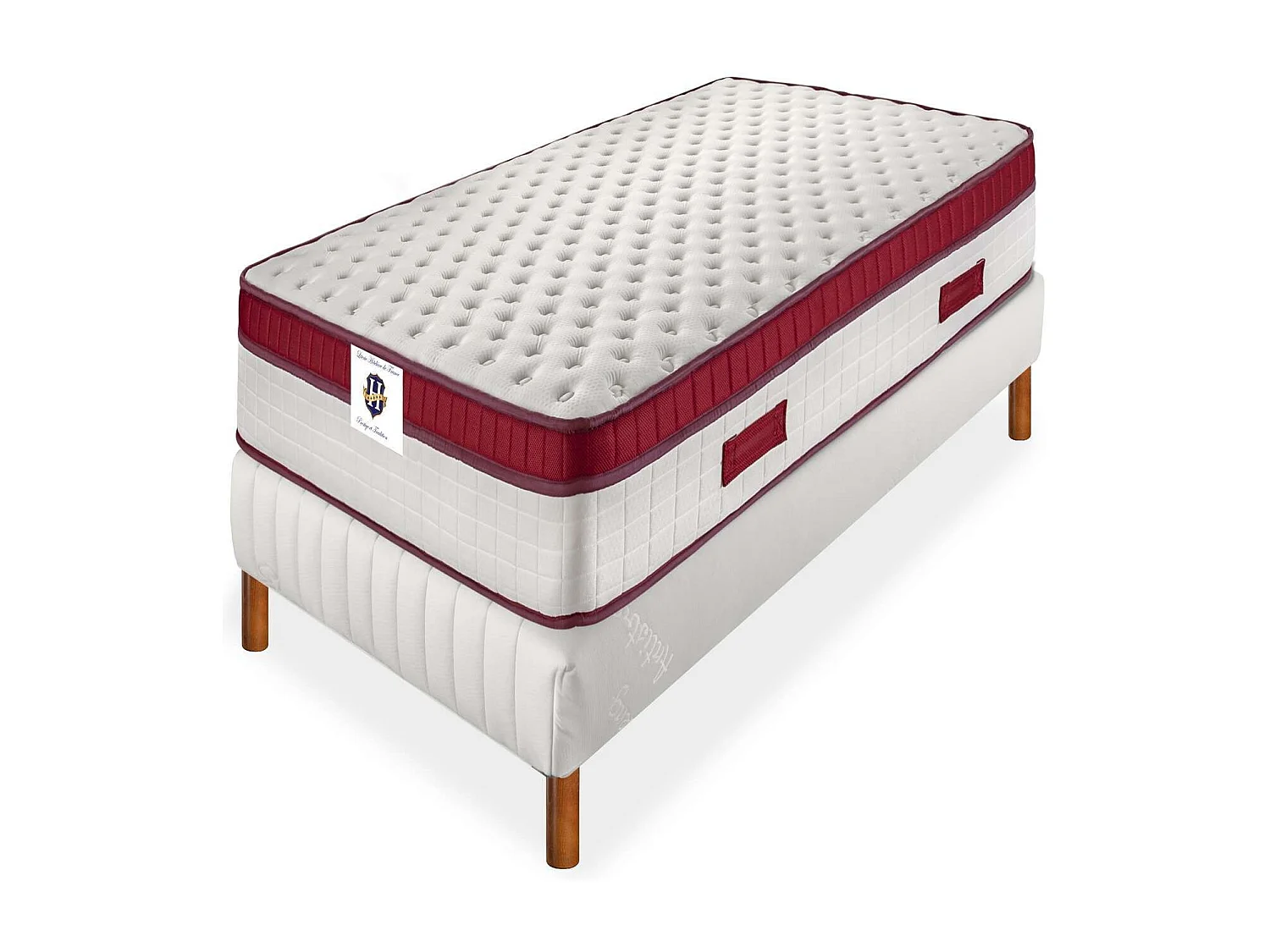 Ensemble CASTELNAUD - matelas 1 place + 1 sommier