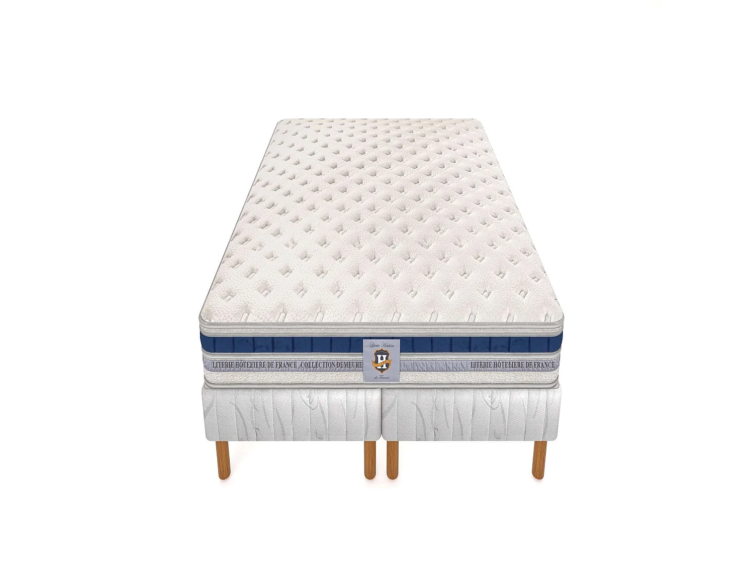Ensemble Villandry - matelas 2 places + 2 sommiers