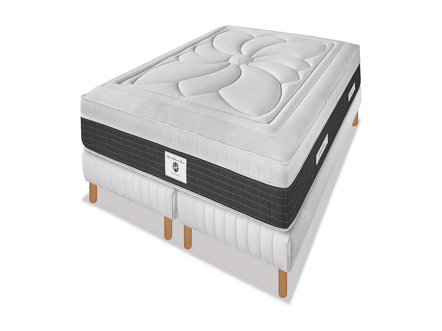 Ensemble FONTAINEBLEAU - matelas 2 places + 2 sommiers