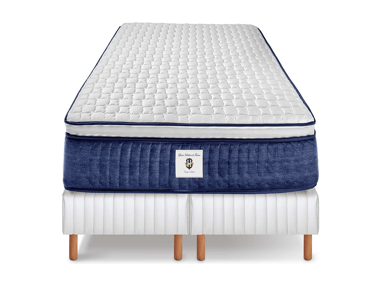 Ensemble CHANTILLY - matelas 2 places + 2 sommiers